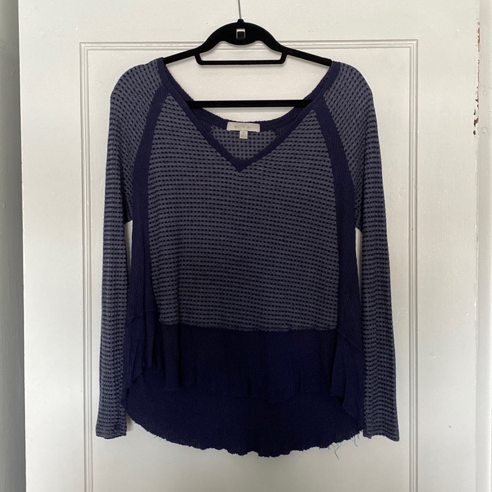 Eri + Ali Navy Top